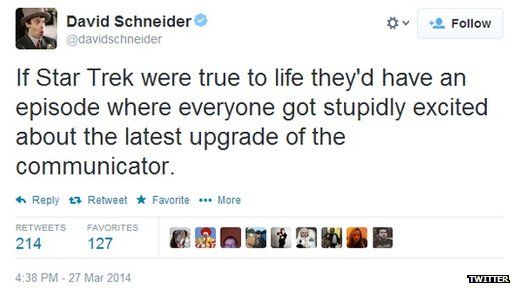 David Schneider tweet