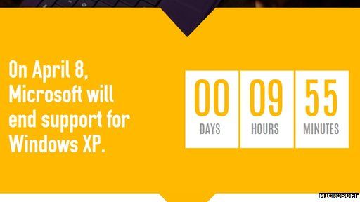 XP countdown clock