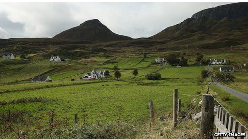 Houses on the Isle of Skye