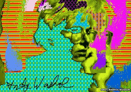 Andy Warhol Amiga art
