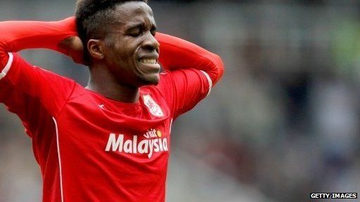 Wyneb Wilfried Zaha yn crynhoi tymor Caerdydd!