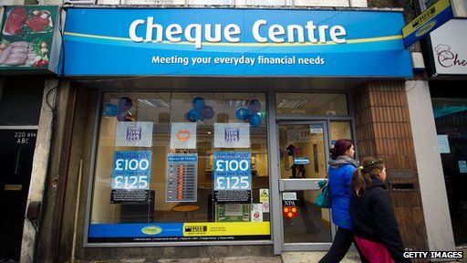 Cheque Centre branch
