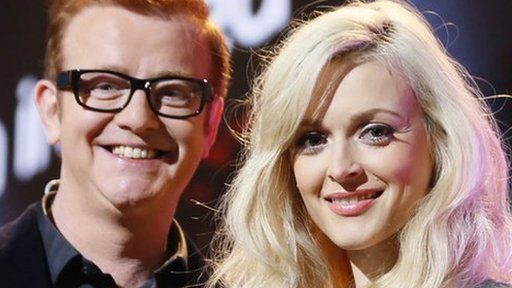 Chris Evans and Fearne Cotton