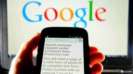 Google right to be forgotten