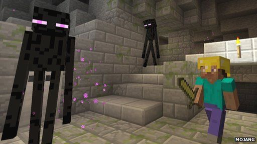 Minecraft: Pocket Edition, Enderman, herobrine, player Versus