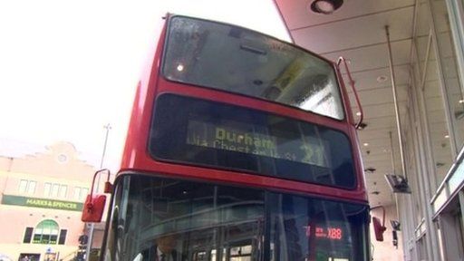 Bus in Newcastle