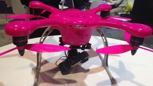 Ehang pink drone