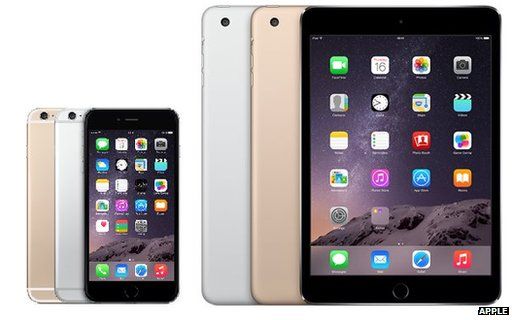 iPad Mini 3 and iPhone 6 Plus