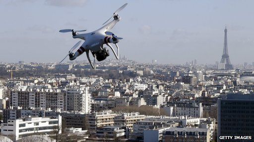 Drone in Paris