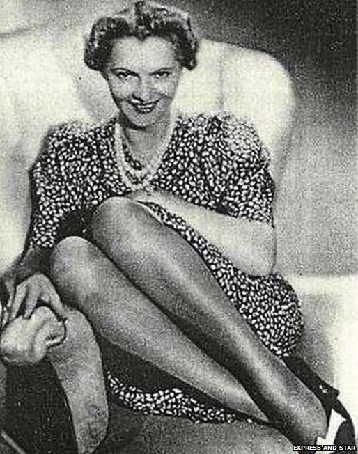 A picture of German cabaret singer and movie star Clara Bauerle