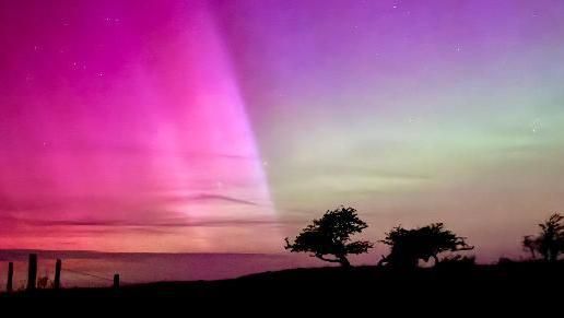Northern Lights over Dorset