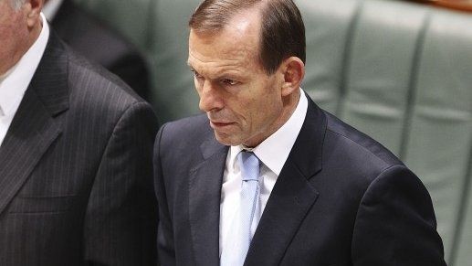 Prime Minister Tony Abbott during a swearing in ceremony in the House of Representatives chamber at Parliament House on 12 November 2013 in Canberra, Australia