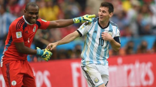 Messi and Enyeama