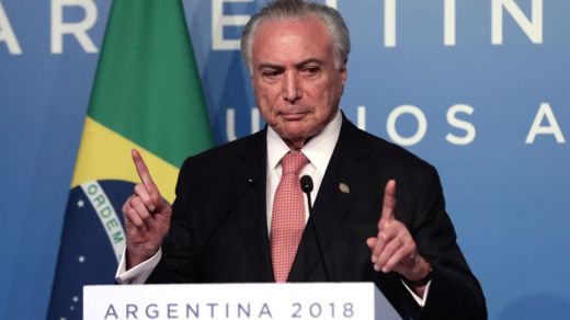 Presidente Temer fala na cúpula do g20