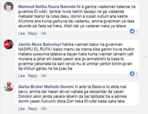 Ra'ayoyin jama'a a Facebook