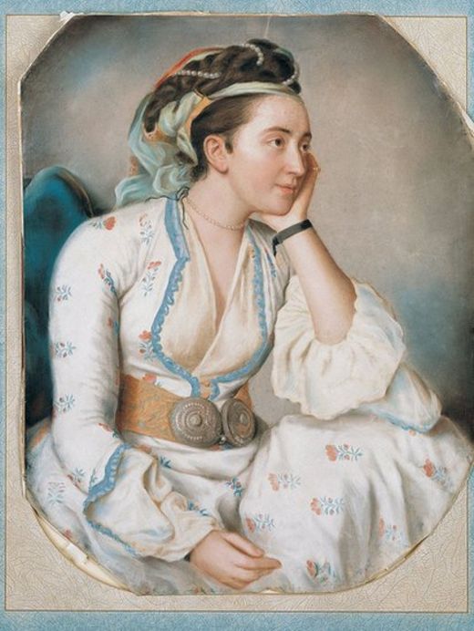 18 ویں صدی کی ایک ترک عورت کا پورٹریٹ