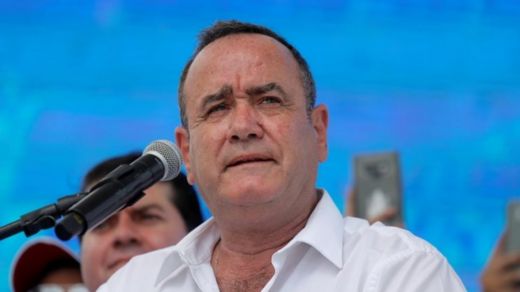 Presidential candidate Alejandro Giammattei holds his closing campaign rally ahead of the second round run-off vote