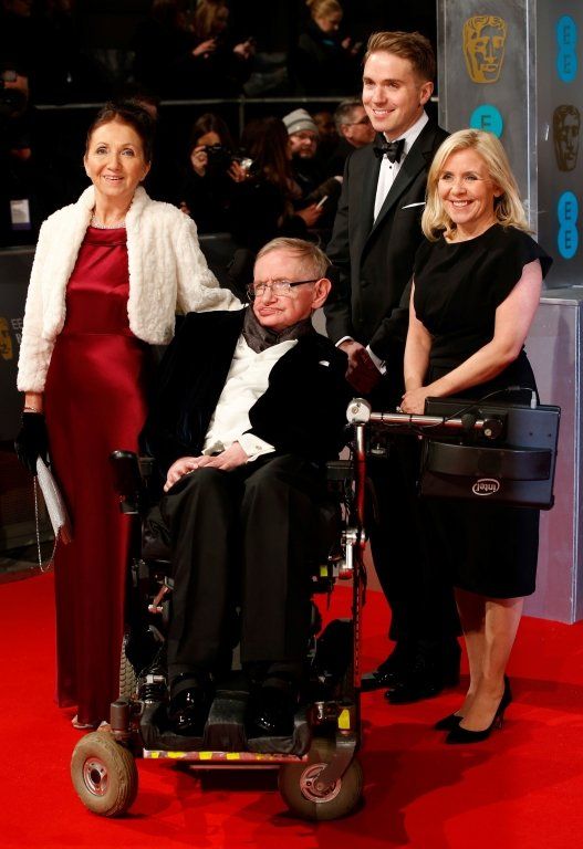 Stephen Hawking and family