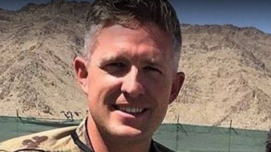 Brent Taylor in Afghanistan