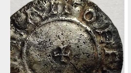 A coin of King Edgar dated 950-975AD 