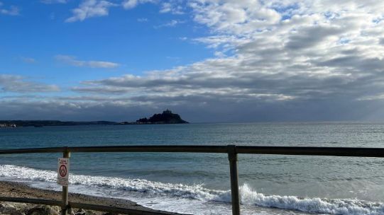 View from Long Rock toilet block