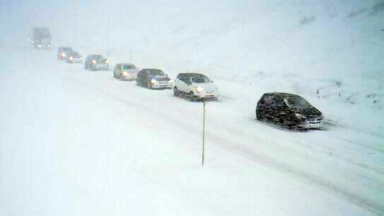 Drivers in Snow