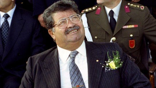 Then Turkish President Turgut Ozal in a file picture taken in January 1993 - just three months before his death