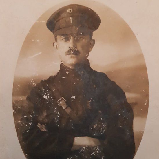 Optatius Buyssens fought as a soldier during World War One