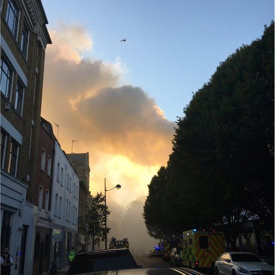 Somers Town coffee house fire