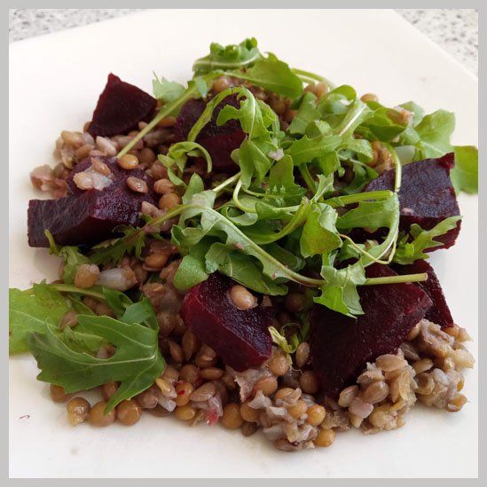 Lentil salad