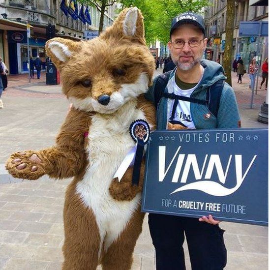 Jordi Casamitjana campaigning