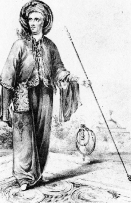 Basil Zula in Greek costume
