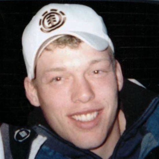 This undated photo provided by Andy Sandness shows him before his injuries in 2006