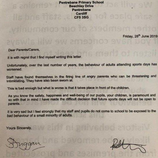 Pentrebane sports day ban Councillor urges all sides meeting BBC News