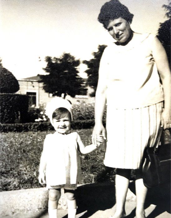 Young Inés Madrigal with her adoptive mother, Inés Pérez