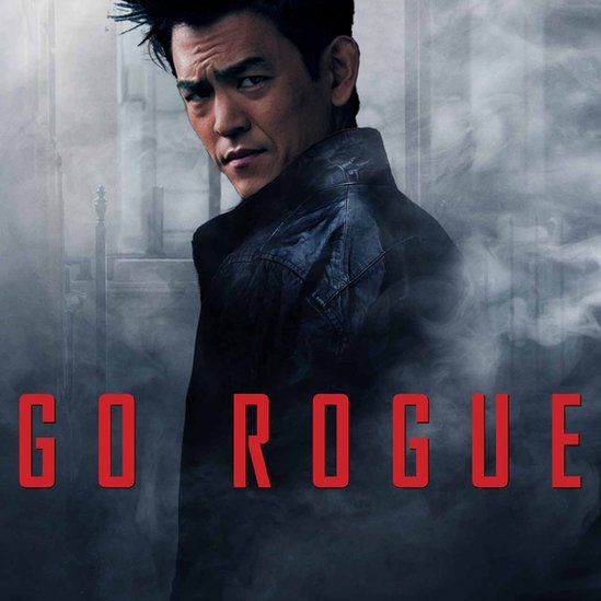 John Cho as the lead character in Mission Impossible Rouge Nation movie poster