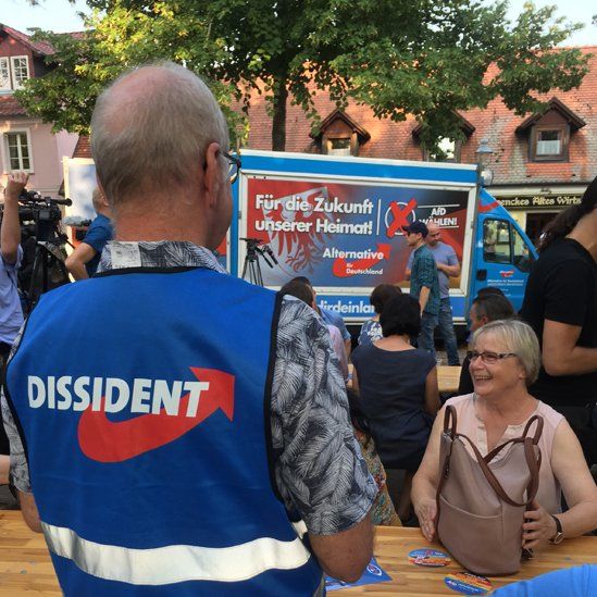 AfD campaigning, Aug 2019