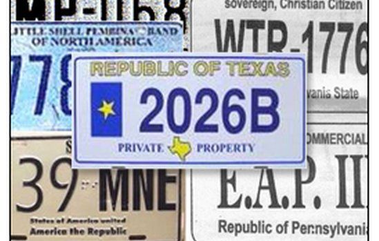 Followers in the US have issued themselves fake car licence plates