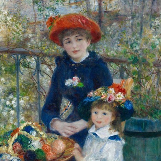 Pierre-Auguste Renoir's Two Sisters (On The Terrace)