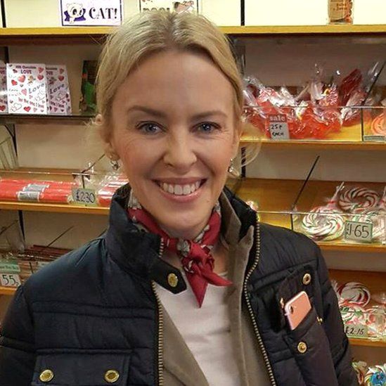 Kylie Minogue in Ballater