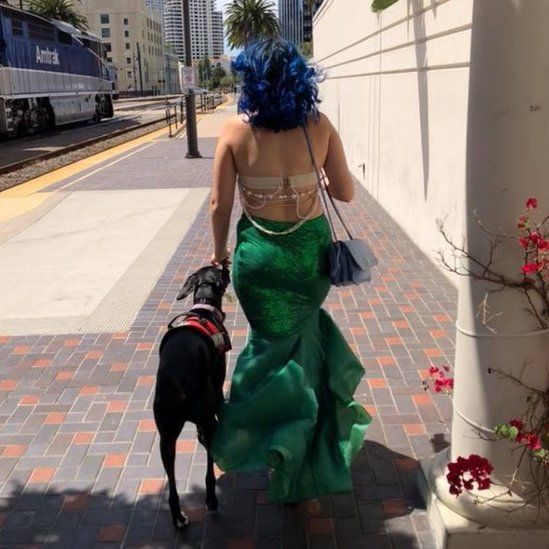 Kaitlyn and Lilo at Comic Con