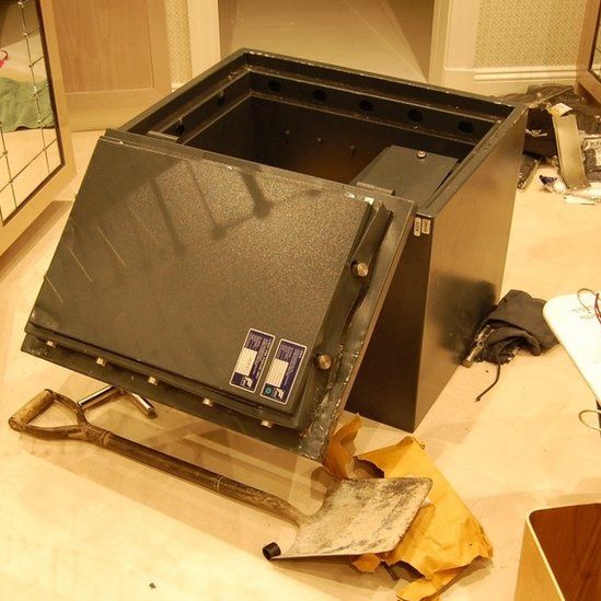 Broken safe