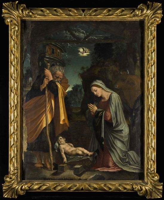 The Nativity by Baldassare Tommaso Peruzzi