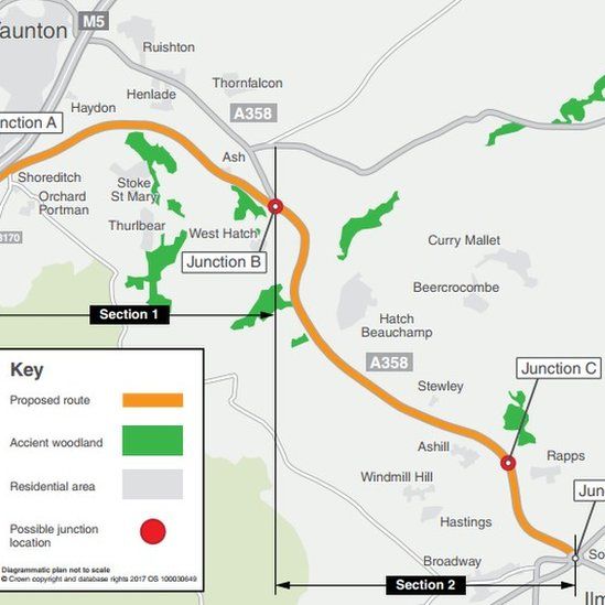 Somerset A358 dual carriageway plans 'lack detail' - BBC News