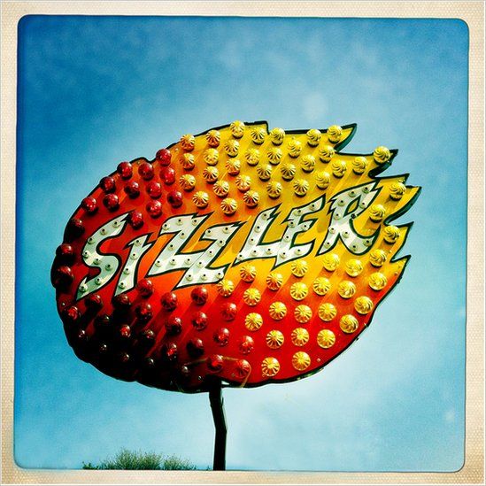 Sizzler sign