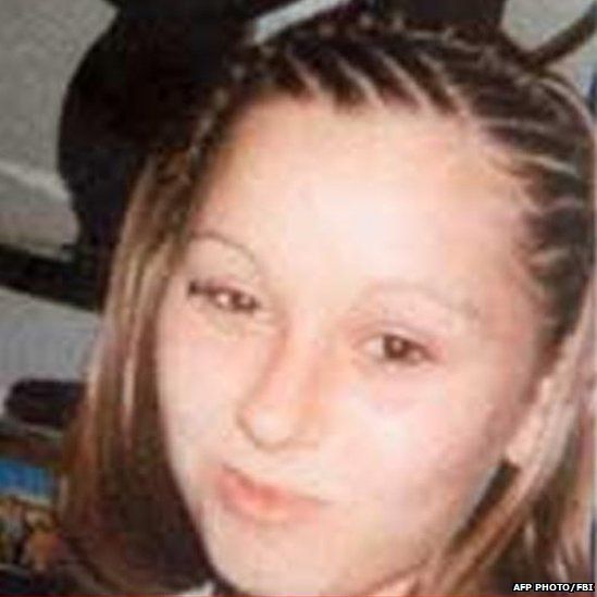 Amanda Berry, pictured shortly before she went missing on April 21, 2003.