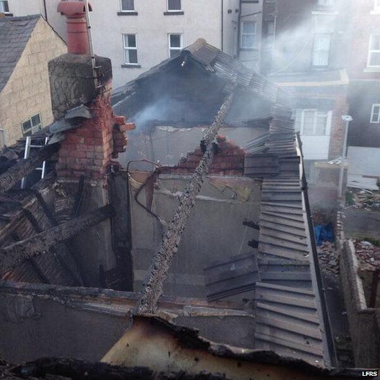 Blaze Tackled At Derelict Hotel In Blackpool - BBC News