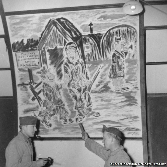 Archive Image of Wall painting at Shipdham