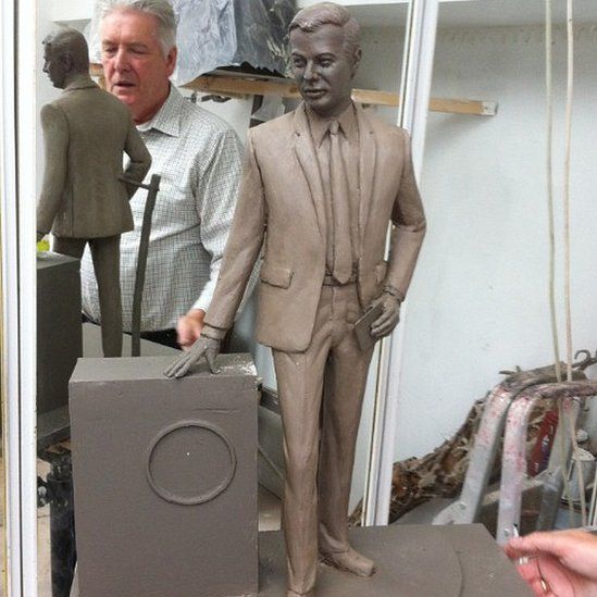 Epstein statue cast