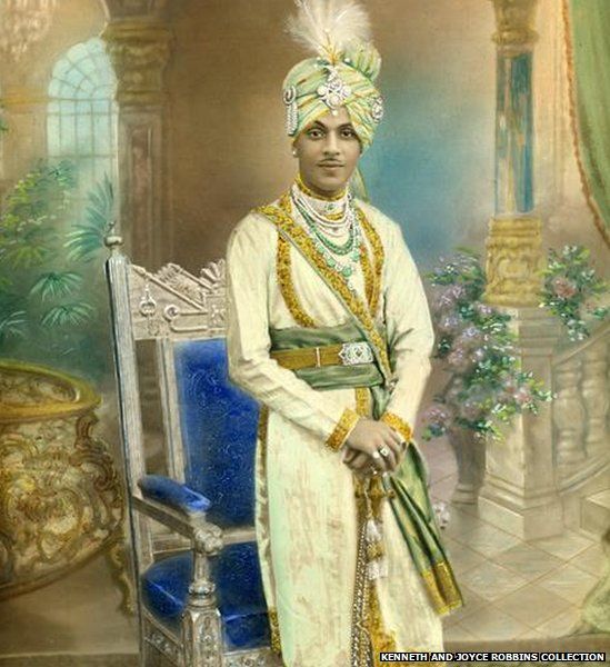 This painting shows Nawab Sidi Haidar Khan of Sachin. The African-ruled State of Sachin was established in 1791 in Gujarat.